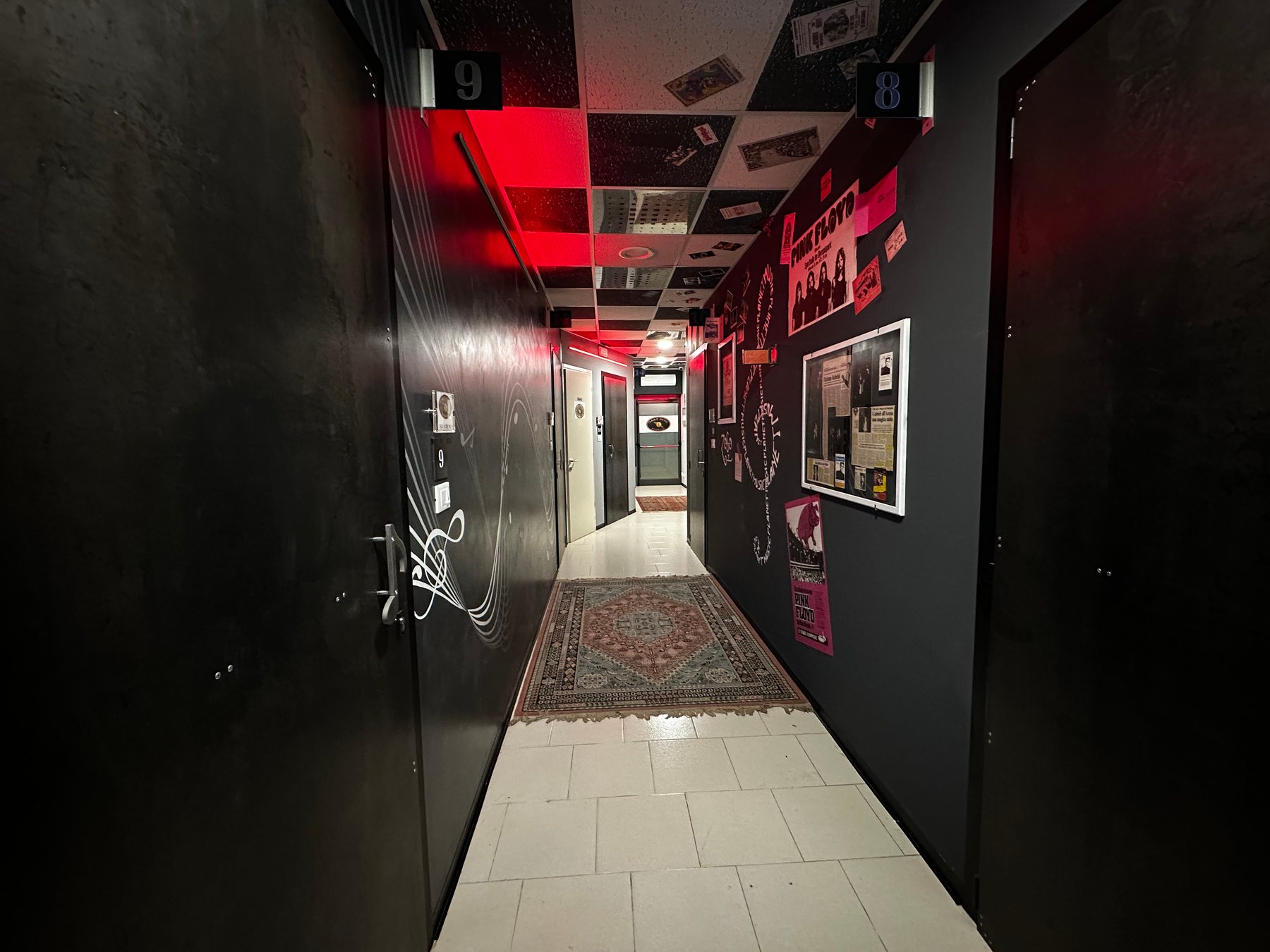 I corridoi dello studio